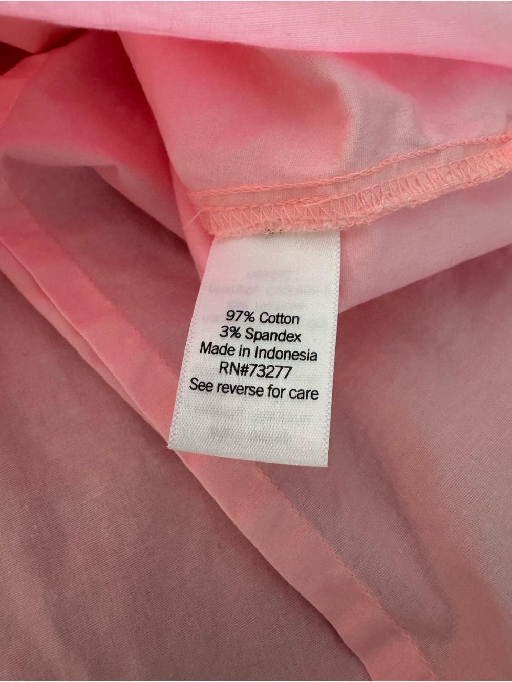 Nine West Front Tie Pink Button Up Sleeveless Blouse Size Large - Picture 6 of 7